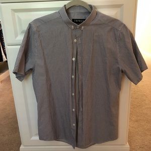 TopMan short sleeve button down shirt